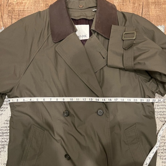 London Fog Long Trench  Coat - Picture 6 of 10